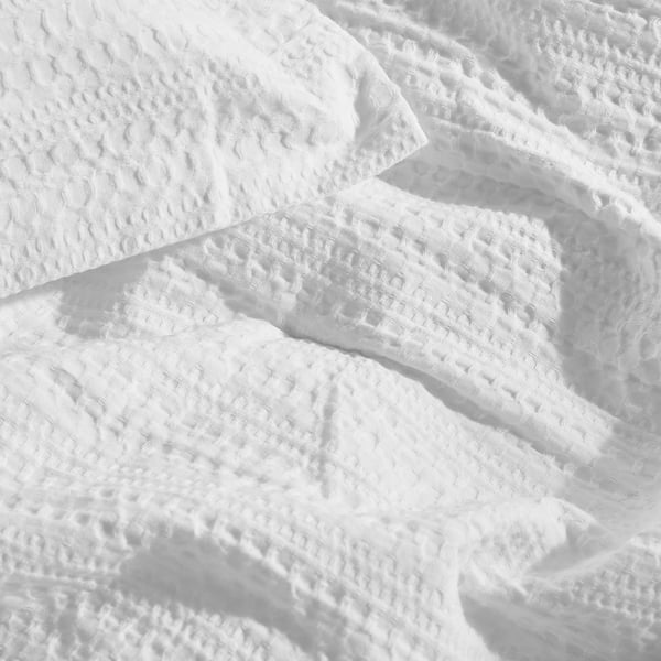 LUKTVICKER Comforter set, white, 240x220/50x80 cm