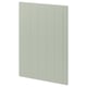METOD kitchen cabinet in green, panelled style, rectangular, light material.