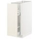 METOD kitchen cabinet, off-white, bevelled edges, sturdy particleboard, rectangular, sleek modern design.