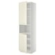 Off-white ikea METOD kitchen cabinet with shelves and drawers for versatile storage.