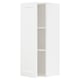 White METOD kitchen cabinet with adjustable shelf.