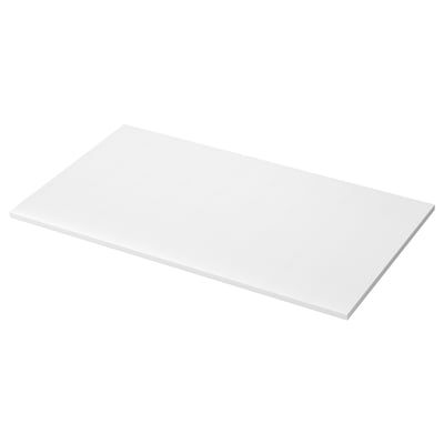 MÖCKLERYD white rectangular kitchen worktop, smooth surface & finished edges.