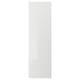 A sleek, vertical, white cabinet door from the RINGHULT series, known for its modern, high-gloss finish.