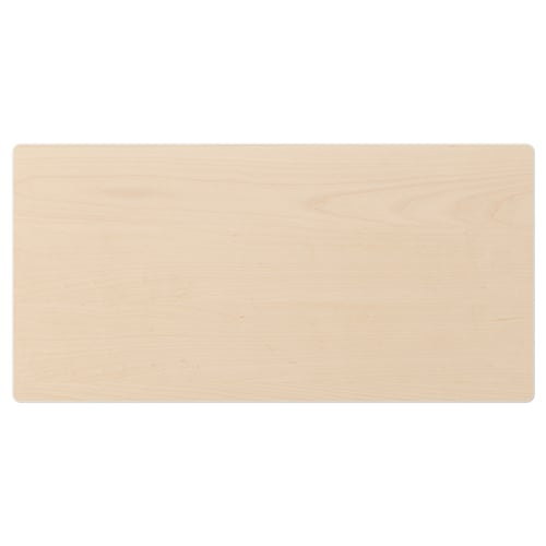 SMÅSTAD birch-patterned front in natural wood, smooth design, for konstruera drawer.