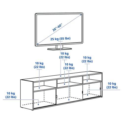 Illustration with measurements for the product: SPIKSMED.