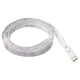 Coiled VATTENSTEN led light in white plastic.