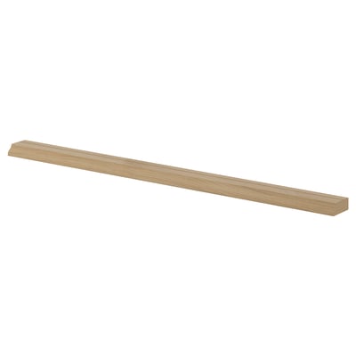VEDHAMN oak wooden shelf, rectangular, rustic.