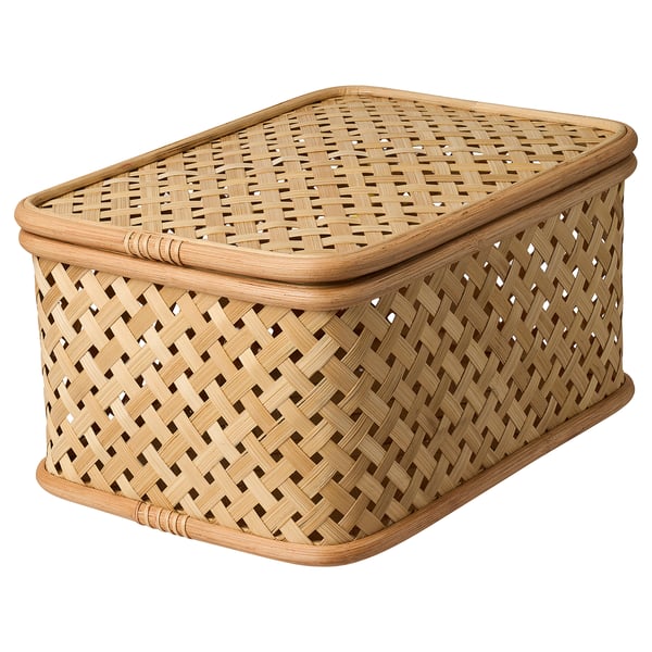 VIELÅNGEN Box with lid, 25x35x18 cm