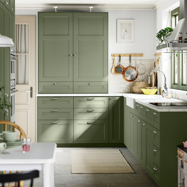 AXSTAD Front za mašinu za suđe, sivozelena, 45x80 cm