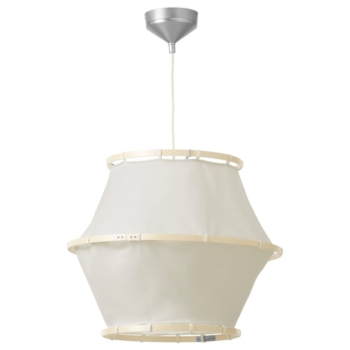 BÄCKMÄRKE Visilica, bela tekstil/drvo, 54 cm