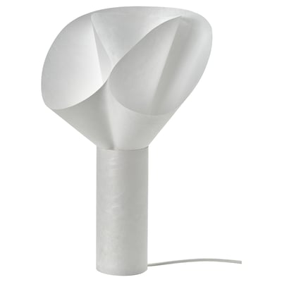 BÄCKNATE Stona lampa, bela, 50 cm