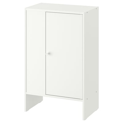 BAGGEBO Element s vratima, bela, 50x30x80 cm