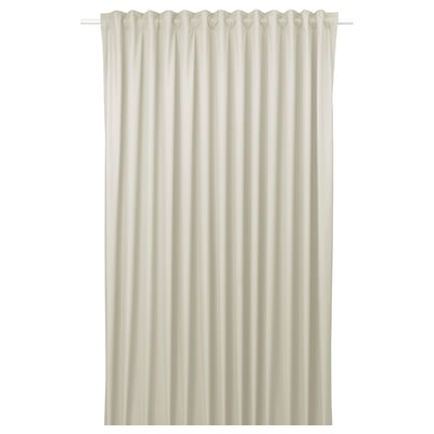 BENGTA Zavesa za zamračivanje, 1 kom, bež/s trakom za nabiranje, 210x300 cm