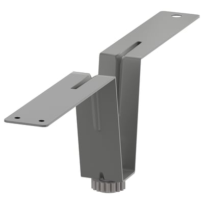 BESTÅ Potporni nogar, siva, 10 cm
