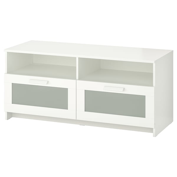 BRIMNES TV stalaža, bela, 120x41x53 cm