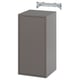 EKET Zidni element s 1 policom/vratima, tamnosiva, 35x35x70 cm