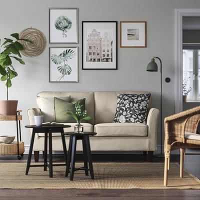 EKHOLMA Sofa dvosed, Hakebo bež