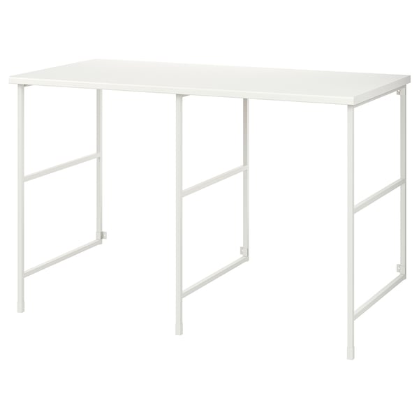ENHET Kombinacija za odlaganje, bela/bela laminat, 139x63.5x87.5 cm