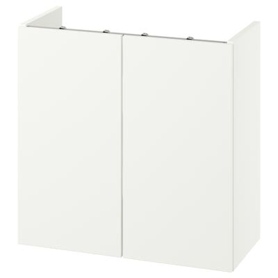 ENHET Postolje umivaonika s vratima, bela, 60x32x60 cm