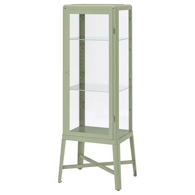 FABRIKÖR Vitrina, bleda sivozelena, 57x150 cm