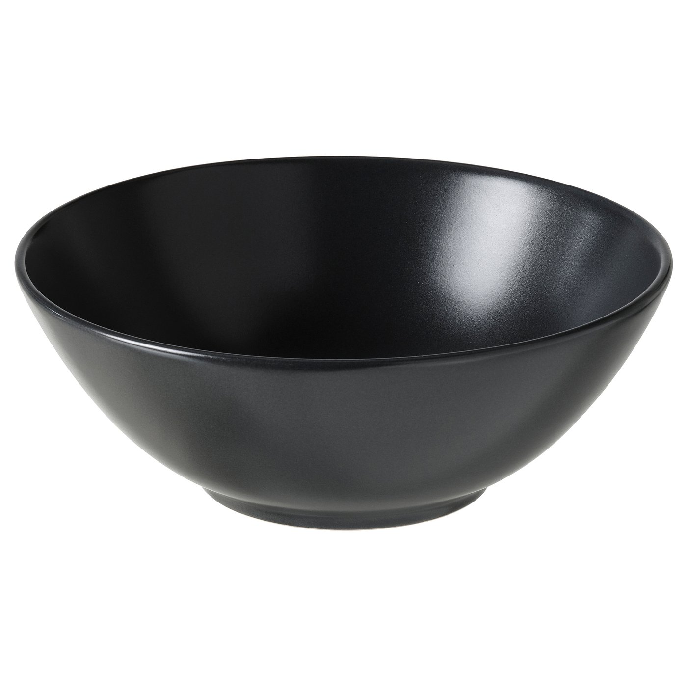 FÄRGKLAR Činija, matirano tamnosiva, 19 cm