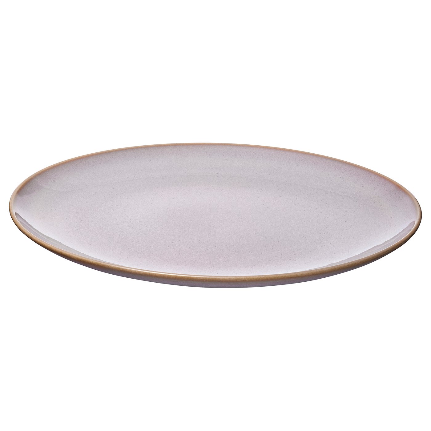 FÄRGKLAR Tanjir, svetloroze, 26 cm