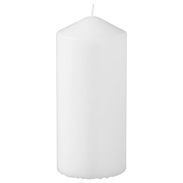 FENOMEN Top sveća bez mirisa, bela, 14 cm 45 h