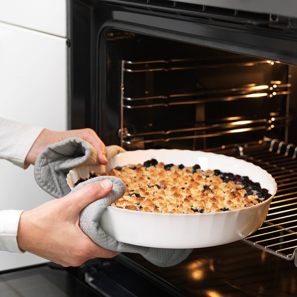 FISKTÄRNA Tepsija, bela, 28 cm