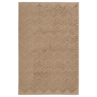 FJÄLLKATTFOT Kupatilska prostirka, bež, 50x80 cm
