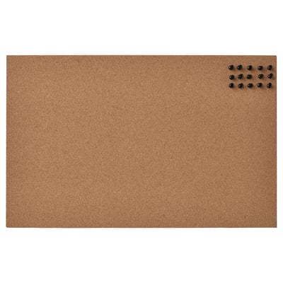 FLÖNSA Tabla s čiodama, pluta, 52x33 cm