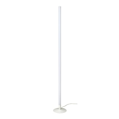 FÖRLIG LED podna/zidna lampa, bela/podesiva boja, 132 cm