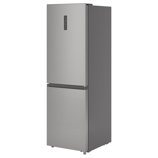 FÖRTOFT Frižider/zamrzivač, IKEA 500 boja nerđajućeg čelika, 216/118 l