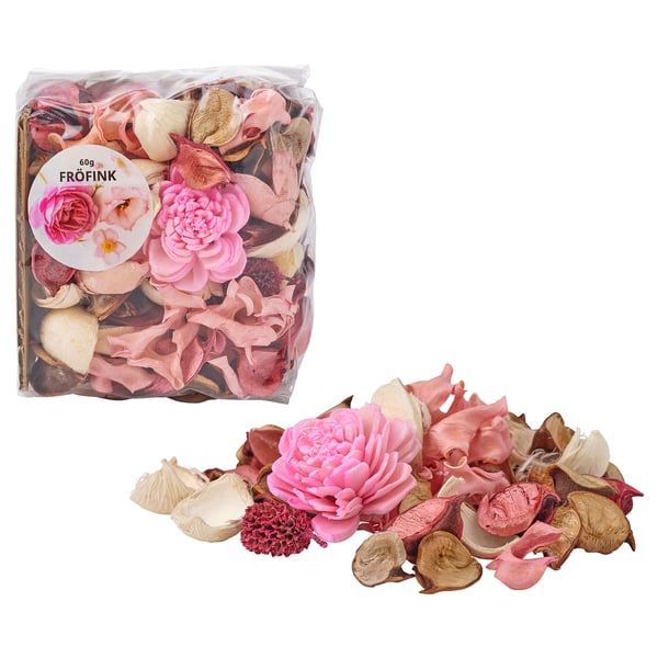 FRÖFINK Mirisni potpuri, roze cveće roze, 60 g