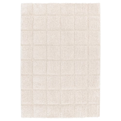 GEOLOG Tepih, visoki flor, prljavobela, 160x230 cm