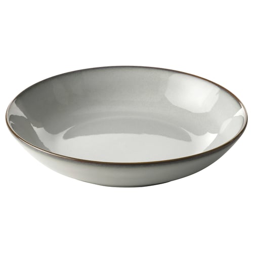 GLADELIG Duboki tanjir, siva, 21 cm