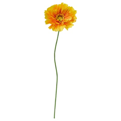 GULDSPETT Veštački cvet, papir/mak narandžasta, 40 cm