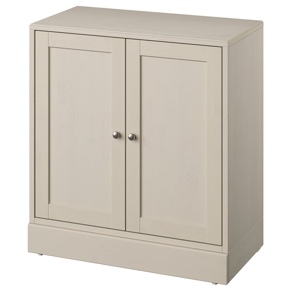 HAVSTA Element s postoljem, sivo-bež, 81x47x89 cm