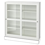 HAVSTA Vitrina, bela, 121x35x123 cm