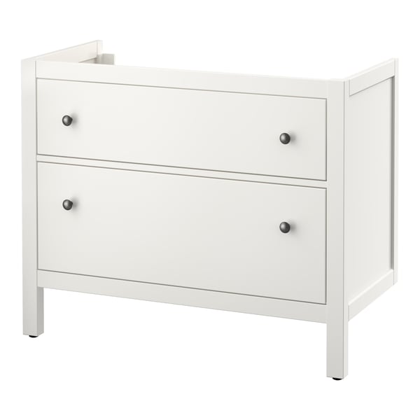 HEMNES Postolje umivaonika,2 fioke, bela, 100x47x83 cm