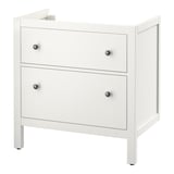 HEMNES Postolje umivaonika,2 fioke, bela, 80x47x83 cm
