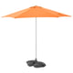 HÖGÖN / IGGÖN Suncobran s postoljem, jarkonarandžasta/tamnosiva, 270 cm