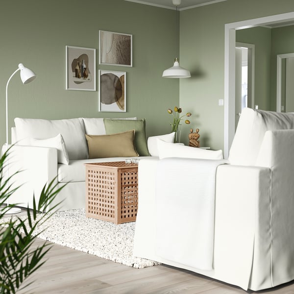 HYLTARP Sofa dvosed, Hallarp bela