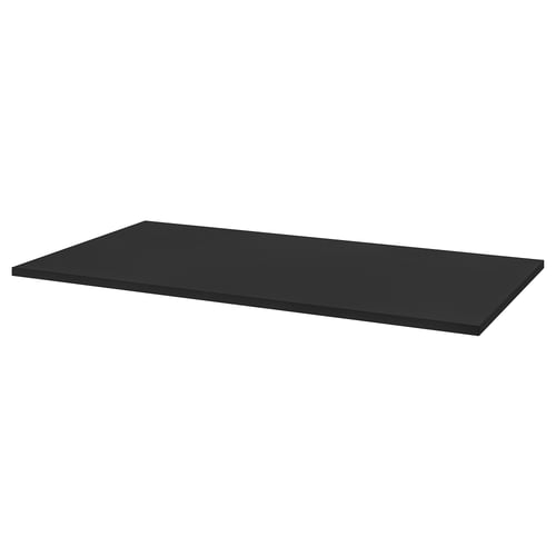 IDÅSEN Ploča stola, crna, 160x80 cm