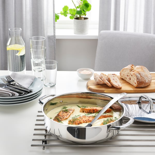 IKEA 365+ Duboki tiganj, nerđajući čelik, 28 cm