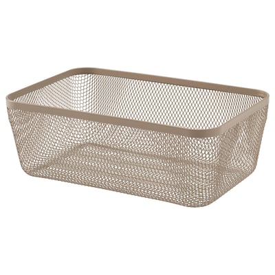 IKEA 365+ Korpa za hranu, metal/svetlosiva-smeđa, 30x20x11 cm
