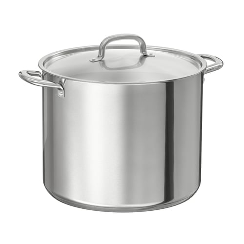 IKEA 365+ Lonac s poklopcem, nerđajući čelik, 15.0 l
