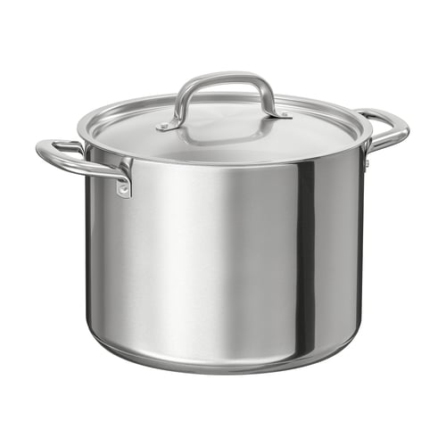 IKEA 365+ Lonac s poklopcem, nerđajući čelik, 8.0 l