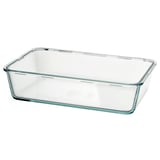 IKEA 365+ Posuda za hranu, veliko pravougaono/staklo, 3.1 l