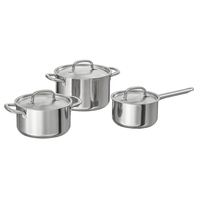 IKEA 365+ Set za kuvanje, 6 del., nerđajući čelik