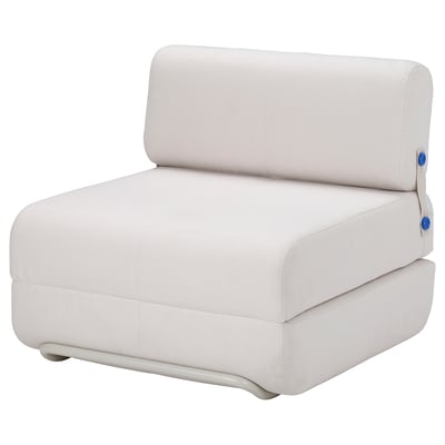 IKEA PS 2026 Fotelja na razvlačenje, Skiftebo svetla sivobež